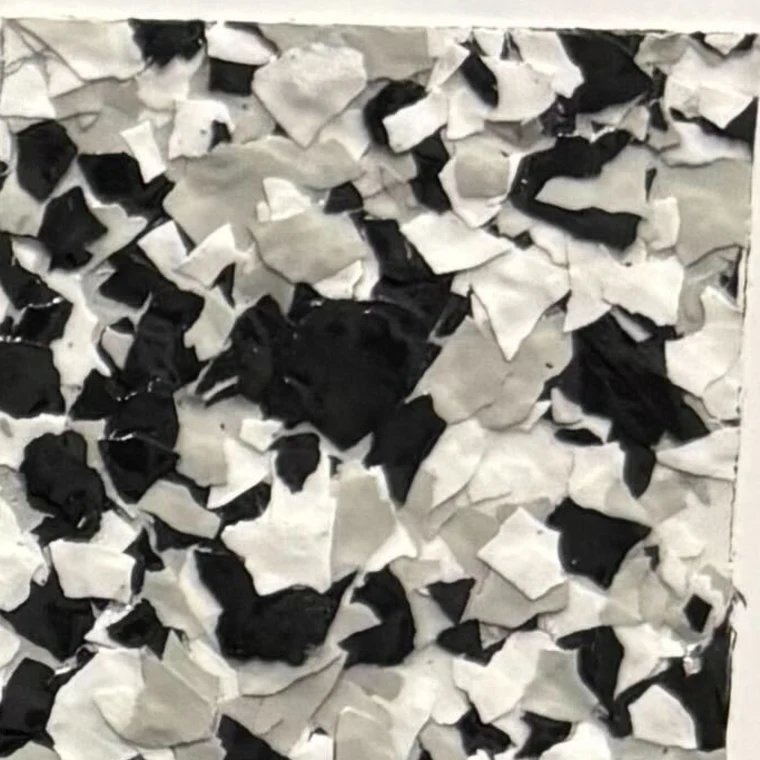 Domino decorative floor coating flake blend