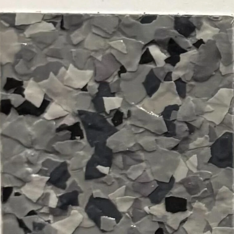 Nightfall decorative floor coating flake blend