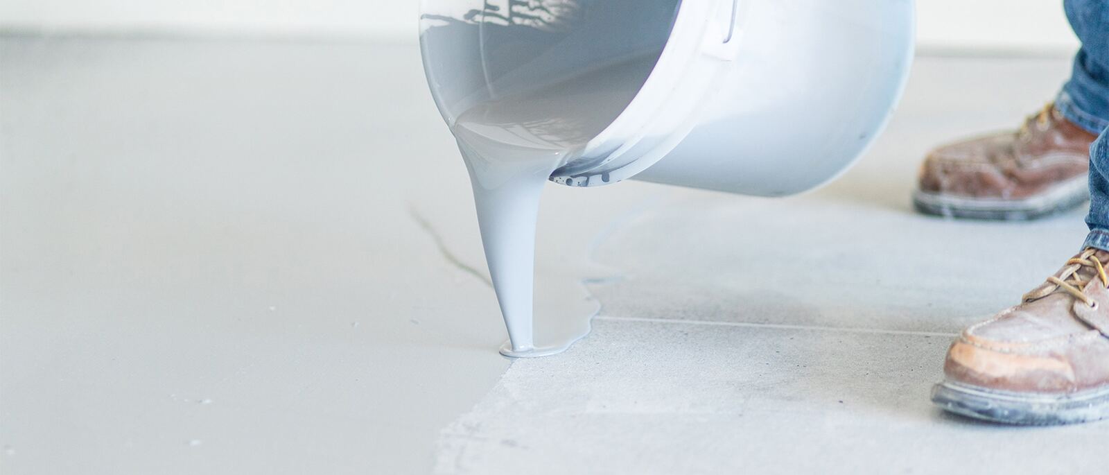 Durable decorative concrete coating finish